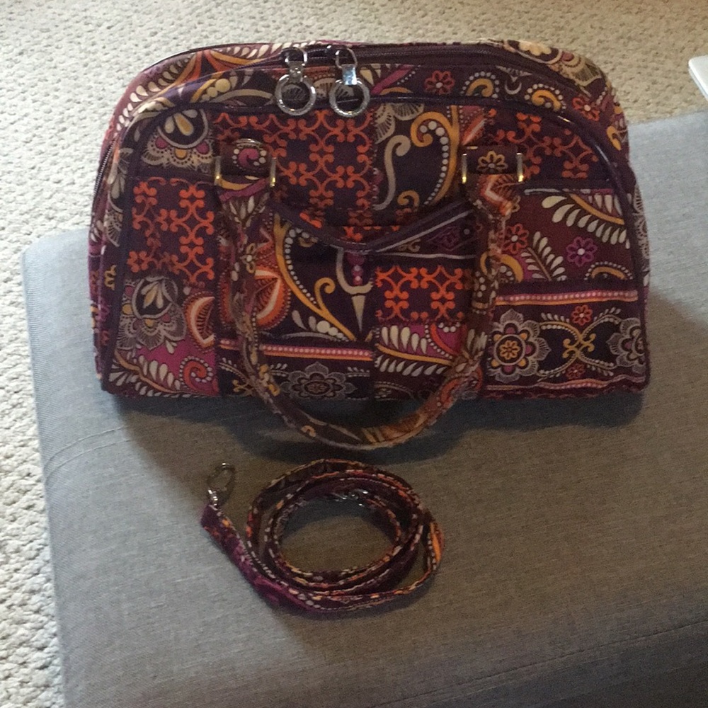 Vera Bradley Sunset Safari Bowler Handbag
